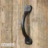 Manija de Puerta Grande de Hierro Fundido Antiguo Estilo Retro para Patio Exterior Jardín Puerta de Madera Decoración de Puerta de Gabinete Tirador de Hierro Forjado Perno