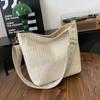 Nova Bolsa de Mão Tecida, Nova Bolsa de Ombro da Moda Tendência, Bolsa Saco Casual de Grande Capacidade para Férias