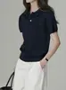 Camisa Polo Retrô de Verão com Manga Curta, Tricô Clássico 2.0 2026, Intelectual Artística