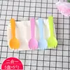 Cuchillo y tenedor desechables para pastel de cumpleaños, juego de plato de cuchillo y tenedor de plástico para pastel, juego combinado de tres cuchillos y tenedores para pastel de cumpleaños