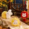 Colgante de peluche original de Festival de Medio Otoño, llavero de cadena de cuentas de conejo lindo de Festival de Medio Otoño, decoración colgante de muñeca de dibujos animados, venta al por mayor de regalos