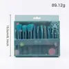 Caja de regalo de comercio exterior con juego de 10 mini brochas de maquillaje, venta al por mayor de fabricante, juego completo portátil para viajes de maquillaje facial