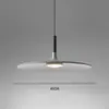 Lámpara colgante estilo minimalista para comedor y dormitorio, moderna simple creativa estilo nórdico LED platillo volador accesorio de iluminación estilo industrial para bar y mesa de comedor