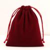 Bolsa de Joias Cordão Cordão Bolsa de Veludo de Alta Qualidade Borda Dourada Bolso com Aba Dourada Calças Presente Bolsa de Embalagem de Joias Atacado Personalização
