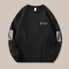 Nueva Sudadera Popular Sorona para Hombre Primavera y Otoño 2025, Engrosada, Sin Capucha, Invierno, Manga Larga, Cuello Redondo, Talla Grande, Ligera, para Uso al Aire Libre
