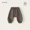 Roupas infantis Bangxuan outono calça larga de corte solto para bebês meninos, calça comprida para recém-nascidos, calça jogger, calça para bebês