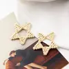 DIY Hecho a mano Accesorios hechos a mano Celebridad de Internet Anna Mismo estilo Pendientes colgantes de resina de ratán tejido Material de pendientes
