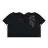 Camiseta Masculina de Algodão Puro 230g de Manga Curta Verão Marca Americana de Moda Pescador Solta e Versátil Moda Novo Estilo para Homens