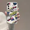 Funda Creativa de Rostro Fantasma Graffiti para Samsung S25FE, Suave de Cobertura Total, Simple, Moderna, Personalizada, Ventana Grande, Resistente a Golpes