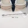 Fivela de sapato nova transfronteiriça com caveira de pérolas e estilo punk, acessórios para sapatos de caverna, acessórios de corrente, corrente para sapatos de hip-hop faça você mesmo