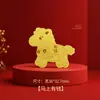 Pegatinas personalizables de oro puro 999 para teléfono para abrir regalos, regalos promocionales, regalos de papel de oro, venta al por mayor de fábrica
