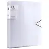Pasta para Documentos A4 Transparente com Páginas de Inserção Bolsa para Armazenamento de Provas 100/60 Páginas Pasta de Arquivo Organizador Multifuncional de Papel