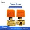 Válvula de Esfera Elétrica 4 Minutos 6 Minutos 1 Polegada Três Fios Dois Controles Latão 220V Normalmente Fechada Válvula de Duas Vias Chave Elétrica de Água Válvula de Cobre