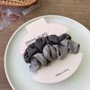 2 piezas Scrunchies de tela básica de color liso estilo dama coreana gentil Accesorios para el cabello versátiles para el uso diario y el trayecto Gorros para mujer