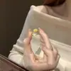Nuevo Anillo de Rosa de Vid de Espinas para Mujer, Elegante, Lujo Ligero, Moderno, Versátil, Diseño de Nicho, Anillo Abierto Ajustable