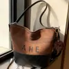 Bolsa Tote Retro de Grande Capacidade para Mulheres 2025 Inverno Nova Moda Bolsa de Ombro de Alto Valor Bolsa Transversal de Grande Capacidade Tendência