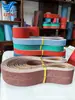 Cinta de lixa cerâmica 2100/50, cinta de lixa empilhada de corindo de zircônio em aço inoxidável resistente ao desgaste, cinta de lixa em forma de anel, cinta de lixa para polimento de máquina