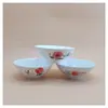 Fornecer loja de dois yuans três tigelas grandes mistura de qualidade tigela em forma de balde de 6 polegadas oito tigelas grandes tigela de cerâmica para sopa de ovo louça porcelana branca doméstico