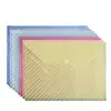 Bolsa de Archivo Transparente, Carpeta Engrosada, Bolsa para Documentos, Bolsa de Datos Clasificada con Broche de Presión, Bolsa de Plástico Impermeable para Almacenamiento de Exámenes A4