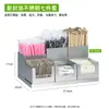 Novo Produto 0.8 Suporte de Copo de Papel de Aço Inoxidável Bar de Café Loja de Chá com Leite Rack de Armazenamento de Canudos e Guardanapos Rack de Posicionamento Multifuncional