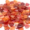 Adorno de Piedra de Cristal Natural de 20 mm con Forma de Corazón Sin Agujeros, Piedra Suelta Natural con Forma de Corazón, Venta Caliente Transfronteriza
