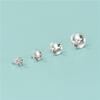Plata de Ley S925 Hebilla Adhesiva en Forma de Paraguas DIY Handmade Perla Cristal Pegajoso Hebilla de Pendiente Bandeja Adhesiva Accesorios de Aguja Material