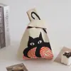 Bolsa de Regalo Día de la Diosa Bebé Mes Completo, Bolsa de Dulces de Cumpleaños Banquete de 100 Días, Bolsa Tejida de Mano para Niños, Bolsa Tejida de Regalo de Agradecimiento