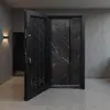 Venta Directa de Fábrica de Puertas Estilo Ruso para Cinco Países de Asia Central, Antirrobo, Seguras, Elegantes Puertas de Entrada, Puertas de Entrada Portátiles y Sencillas