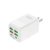 Carregador de Celular Popular Transfronteiriço Carregamento Rápido 150W Cabeça de Carregamento Adequada para Padrão Europeu, Americano e Britânico Cabeça de Carregamento Multi-Porta 4U+2C