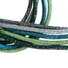 Venda Direta de Fábrica de Tubos Redondos com Strass, Cordões de Vidro, Acessórios para Roupas, Tiras de Strass Hot-Fix de Resina, Acessórios para Decoração de Vestidos e Sapatos