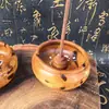 Mini Porta Incienso de Madera de Azufaifo Porta Incienso Viaje Interior Incienso Recco Madera de Azufaifo Poroso Línea Quemador de Incienso