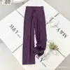 Lulu Bling Mismo Estilo que en la Tienda, Pantalones Deportivos Casuales de Pierna Ancha para Mujer, Cintura Alta, Control de Abdomen, Cordón, Pantalones Rectos Adelgazantes