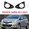 Yaris 2011-2013 Marco de Luz Antiniebla Delantera Marco de Luz Antiniebla Delantera del Parachoques Delantero Máscara Decorativa de Luz Antiniebla Delantera