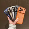 Funda magnética para teléfono con contraste de color similar a la piel, adecuada para Iphone17Promax, Apple 16 viene con cubierta protectora de película para lente