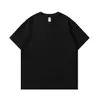 Camiseta de algodón de peso pesado para hombre, de alto recuento, 260 g, algodón puro, corte holgado, manga corta, personalizable, estilo unisex, disponible en múltiples colores, con una sensación sustancial de algodón