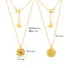 Collar de Plata de Ley S925 Ouyini Moda Nicho Colgante de Sol para Mujer Cadena de Suéter de Lujo de Gama Alta Venta al por Mayor