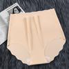 Pantaletas de Nylon de Seda Helada de Cintura Alta, Control de Abdomen, Sin Costuras, Tallas Grandes, Pantaletas Lisas para Mujer, Entrepierna de Algodón, Transpirables, Bragas de Una Sola Pieza