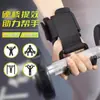 Gancho de asistencia para dominadas, muñequera de gimnasio antideslizante, guantes con gancho de agarre, correa auxiliar para peso muerto y soporte lumbar