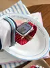 Pulseira de Relógio Tricotada com Fivela Magnética de Bolinhas Onduladas Adequada para Apple Watch iWatch 12ª Geração 11/10