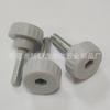 Manípulo de plástico de trama reta 22mm/M6, manípulo ajustável, manípulo de fixação para móveis, manípulo de plástico
