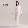 Pantalones de Maternidad Otoño Invierno Pantalones Cálidos Coral Polar Forro Polar Talla Grande Pantalones para Dormir Cálidos No Aprietan el Vientre Pantalones Casuales de Maternidad