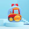 Mochila Escolar Infantil Menino Mochila Veículo de Engenharia Brinquedo Jardim de Infância Bolsa de Carro Fofa Mochila Macia e Leve