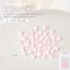 Acessórios para Nail Art Flor Rosa Flor Coração de Pêssego Coração Plano Cor de Pele Rosa Resina Decorações de Unha Usáveis 50 Peças