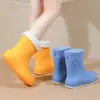 Botas de Lluvia Impermeables Antideslizantes de Caña Media Estilo Japonés para Mujer, Zapatos de Agua para Adultos, Botas de Lluvia para Mujer para Lavar el Coche, Compras, Zapatos de Cocina, Zapatos de Goma