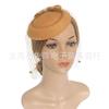 Europeo y Americano Nuevo Accesorios para el Cabello de Perlas Lazo Tiara Sombrerito Sombrerito de Copa Retro Velo Sombrerito de Copa Horquilla Estilo de Venta Caliente Transfronterizo
