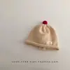 Chapéu de Lã Estilo Coreano para Crianças Outono e Inverno Retro Simples Gorro Versátil Unissex para Meninos e Meninas