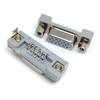 Assento fêmea VGA15P com centralização reversa 0,8 cinza tipo DIP terminal de duas linhas ultrafino conector D-SUB