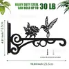 Gancho de Metal Popular para Plantas Transfronteiriço Gancho de Parede Decorativo Borboleta Suporte de Plantas Decoração de Pátio Jardim Casa