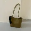 Bolso de Mujer con Patrón Tejido 2026 Nuevo de Moda Otoño Vintage Bolso Tote para el Trabajo Bolso de Hombro de Gran Capacidad Bolso Cubo