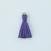 Hilo de Punto de Cruz de Color Directo de Fábrica Borla Pequeña con Anillo de Hierro Dorado Colgante Mini Borla para Bolso Ropa Accesorios